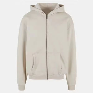 Sweat-shirts à capuche zippés pour hommes, prix abordable, unis, vierges, entièrement zippés, coupe courte, design personnalisé, coupe ample, fournisseur de sweats à capuche - Product Image 6