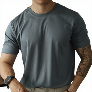 T-shirt Oversize en Coton Lourd pour Musculation et Entraînement, Grande Taille, Personnalisable pour Vos Marques de Vêtements de Sport - Product Image 2