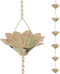 Cadena de Lluvia Decorativa de Hierro para Drenaje de Agua y Decoración Exterior del Hogar, con Etiqueta Privada - Product Image 3