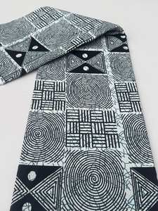 Tissu en coton imprimé africain multicolore Maputo de haute qualité avec motifs vibrants, idéal pour les vêtements, les sacs, les robes et - Product Image 5