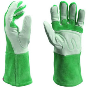 Gants de soudage TIG industriels robustes de qualité supérieure avec protection renforcée de la paume en cuir pleine fleur et croûte de vachette - Product Image 5