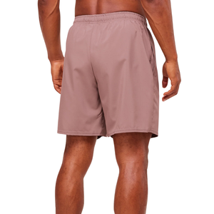 Shorts de sport athlétiques ajustés pour hommes, 7 pouces, légers, pour l'entraînement, la course et le fitness, couleur rose châtain - Product Image 2