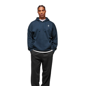 <b>Mens</b> Premium Oversized <b>Navy</b> Hoodie Heavyweight <b>Fleece</b> Pullover Sweatshirt Relaxed Fit Casual Streetwear Style - Product Image 3