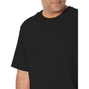 Camiseta de Algodón Grueso Extra Grande para Hombre, Estilo Casual Urbano, Personalizada con DTG, para Verano - Product Image 4