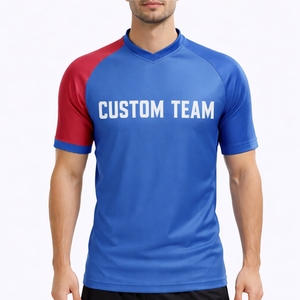 เสื้อกีฬาผู้ชาย เสื้อเจอร์ซีย์แบบกำหนดเองสำหรับทีม ชุดฝึกซ้อมกีฬา น้ำหนักเบา แห้งเร็ว สวมใส่สบาย ทรงปกติ สำหรับผู้ชาย - Product Image 2