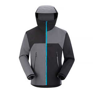 Chaquetas Impermeables de Alta Calidad para Hombre y Mujer, Estilo Moderno, Cortavientos para Viajes, Escalada, Camping, Senderismo, con Capucha y Logotipo - Product Image 1