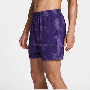 Pantalones Cortos Deportivos de Secado Rápido con Cintura Elástica para Hombre, Pantalones Cortos Deportivos Transpirables de Malla Sólida con Logotipo Personalizado Estampado, 100% Poliéster - Product Image 4