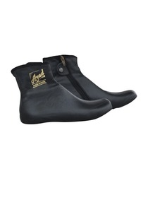 Best Quality Azad Leather Zipper Winter <b>Socks</b> High Ankled Khuffs Footwear of <b>Black</b> Color Genuine Leather Warm Comfortable - Product Image 6