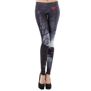Personalizado al por mayor en blanco compresión suave mejor calidad entrenamiento Yoga sublimación Leggings para las mujeres - Product Image 1