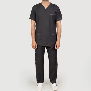 Wholesale Unisex Full <b>Set</b> Woven Medical Scrubs Seamless Fusing Hospital Uniform From Vietnam Factory for <b>Doctors</b> and Nurses - Product Image 5