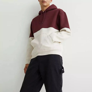 Men's Polyester/Cotton <b>Thick</b> <b>Fleece</b> Pullover Hoodie-Quick Dry & Breathable Winter Warmth for Urban Street Fashion Daily Wear - Product Image 3