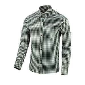 Camisa Bávara Auténtica para Hombre, Color Gris, Estilo Casual Otoñal, Algodón Suave, Manga Larga, Tallas S a 4XL - Product Image 1