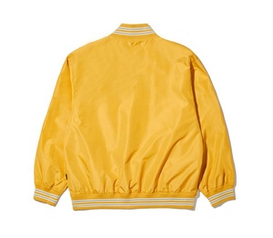 <b>Men</b> and Unisex Casual Winter Satin Varsity Jacket 100% Satin with Button Decoration Front Customizable College Baseball Jacket - Product Image 2