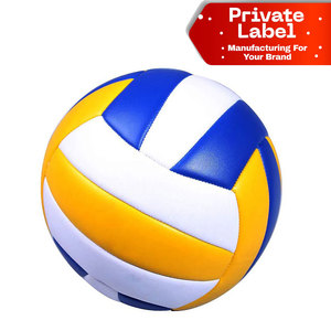 Ballon de volley-ball en cuir PU Soft Touch, taille officielle 5, ballon de match, ballon de volley-ball en microfibre premium, toucher doux laminé, pour match en salle - Product Image 1