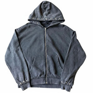 NIGHTJAR INDUSTRY – Nouvelle Collection : Survêtement à Capuche Délavé Effet Acide, Tenue Décontractée Hiver, Streetwear Lourd et Écologique 2-en-1 pour Homme - Product Image 4