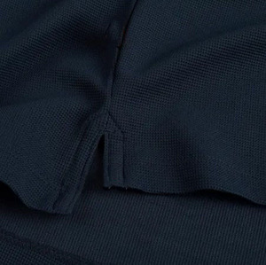 Vente directe usine – T-shirt polo homme à manches courtes, séchage rapide, couleur unie, col boutonné, logo imprimé, tricoté, vierge, personnalisable - Product Image 6