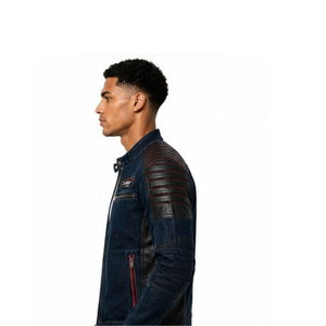 Premium Quality <b>Men</b> <b>Denim</b> <b>Jacket</b> Washed Finish Durable Fabric Modern Casual Look Perfect For Travel And Daily Activities - Product Image 5