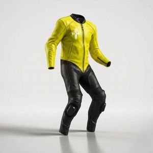 ชุดหนังขี่มอเตอร์ไซค์ผู้ชาย รุ่นล่าสุด ชุดแข่งหนังแท้สำหรับฤดูหนาว ออกแบบคุณภาพพรีเมียมตามสั่ง - Product Image 6