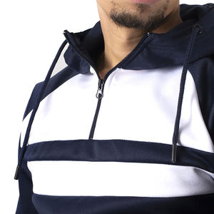 Conjunto Deportivo de Invierno para Hombre, de Moda, 100% Algodón, con Capucha y Forro Polar, 340 GSM, Tela de Primera Calidad, Cremallera Personalizada - Product Image 4