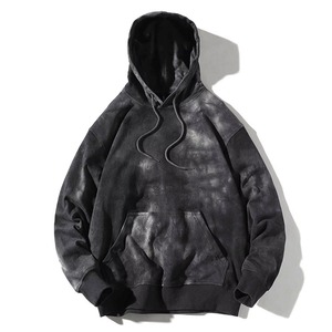 Sudadera con Capucha para Hombre, Estilo Vintage, Lavado Ácido, Oversize, Informal, para Invierno, Moda Urbana - Product Image 2