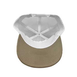 Gorra trucker vintage con parche bordado y logo, visera curva, parte trasera de malla, para pesca al aire libre - Product Image 5