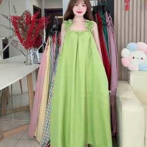 Vestido elegante de manga corta para mujer, combinación perfecta de elegancia, comodidad, informal y formal para varios eventos, maxi de seda. - Product Image 4