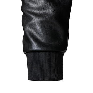 <b>Quilted</b> Lined Varsity Jacket Padded Interior <b>Wool</b> Body Faux Leather Sleeves Winter Warmth Custom Patches - Product Image 6