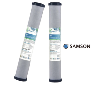 Cartouches de filtre pour purificateur d'eau, filtration d'eau domestique, filtre à bloc de carbone de 20 pouces, fournisseur direct - Product Image 1