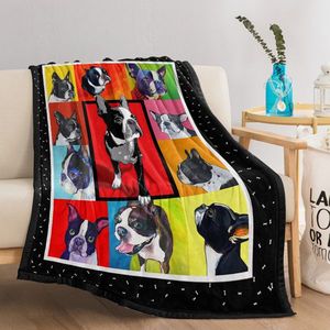 Coperta in Flanella Stampata 3D con Simpatico Bulldog Francese, Super Morbida e Leggera per Cuccia, Letto, Divano e Qualsiasi Spazio per Animali Domestici - Product Image 4