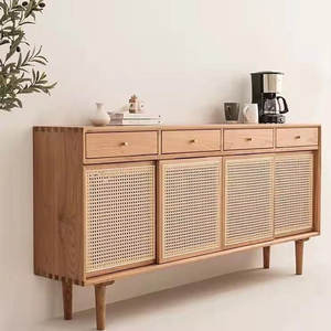 Aparador de Ratán y Madera de Caucho DreamCraft: Muebles Ecológicos y Elegantes de Vietnam - Product Image 2