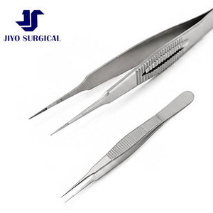 Jiyo Surgical Co. CE Quality Osher Fixation Forceps MP-4560 4 1/8 Inches Wide Serrated Flat Handle Delicate Surgical Instrument - Product Image 4