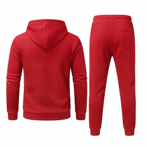 Ensemble de survêtement décontracté pour homme, deux pièces, veste et pantalon, design personnalisé, vente en gros - Product Image 4