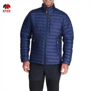 แจ็คเก็ตพัฟเฟอร์แบบกำหนดเองสำหรับผู้ชาย ยี่ห้อ Ryan Pro Gear ผลิตจากผ้าระบายอากาศได้ดี พร้อมโลโก้แบบกำหนดเอง รับผลิตแบบ ODM OEM - Product Image 1