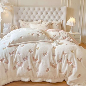 Juego de Ropa de Cama de Lujo Estampado 100% Algodón, Tela Cálida y Moderna para el Hogar, 4 Piezas, 300 Hilos, Resistente al Agua - Product Image 3