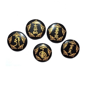Obtenga el Mejor Juego de Artesanías de Piedras Semipreciosas de Moda con Símbolos de Reiki Tallados con Elegancia - Product Image 1
