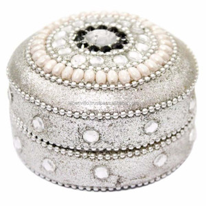 Caja de Metal para Joyas, Precio Económico, Forma Redonda, Caja para Recuerdos de Boda y Decoración del Hogar - Product Image 4