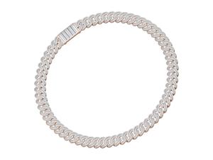 Eleva tu Estilo con Cadenas Cubanas de Oro Sólido de 10KT de 16mm con Moissanita de Corte Brillante Redondo, Lujo Inigualable, Estilo Hip Hop de 20 Pulgadas - Product Image 3