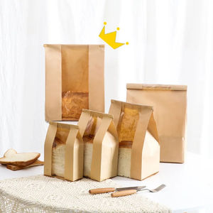 Custom Printed Food Grade Fast Food <b>Bread</b> Take Away Paper <b>Bag</b> French Fries Snack Burger Packaging Greaseproof Paper <b>Bag</b> - Product Image 4