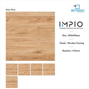 กระเบื้องปูพื้นเซรามิกพอร์ซเลนขนาด600x600มม. ทันสมัยไม้ดิจิตอลขัดเงาแมตต์สำหรับตกแต่งภายในบ้านกลางแจ้งห้อง - Product Image 2