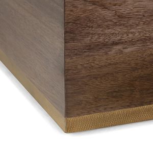 Abba Dark <b>Brown</b> Square Coffee <b>Table</b> - Product Image 5