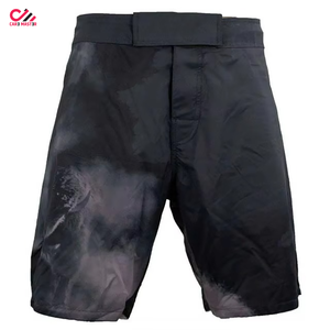 Pantalones Cortos de Boxeo MMA Personalizados de Alta Calidad, OEM, Camuflaje, Ajuste Delgado, Transpirables, con Cierre Elástico en la Cintura, 100% - Product Image 1