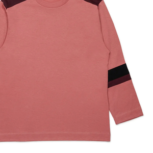 เสื้อยืดเด็กผู้ชาย ดีไซน์สีสันตัดกัน ลายพิมพ์ทันสมัย สวมใส่สบาย ทรงปกติ ทนทาน คุณภาพเย็บดี บริการ OEM รุ่น Design2026 - Product Image 4