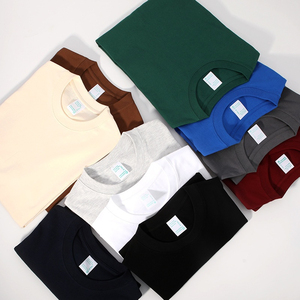 Camiseta de Manga Corta para Hombre, 100% Algodón, Cuello Redondo, Color Sólido, Corte Regular, Estilo Casual, Tejido de Punto - Product Image 3
