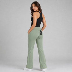 OEM/ODM Custom Made Heavyweight Fleece <b>Lace</b> Anti-static Drawstring <b>Elastic</b> Waist Winter Sports Sweatpants Embroidery Logo - Product Image 5