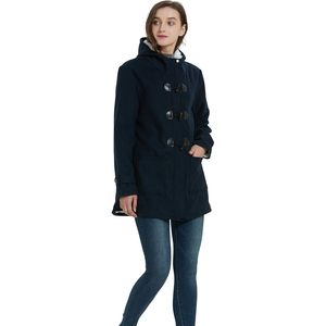 <b>Lady</b> Womens <b>Coat</b> Wholesale Fashion Longline <b>Winter</b> Outerwear Jacket Warm <b>Ladies</b> <b>Coat</b> Elegant Long Sleeve Button Closure Classic - Product Image 4