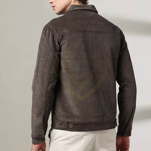 Latest Design <b>Suede</b> Leather <b>Jacket</b> For Men Casual Wear Customized Design Winter <b>Suede</b> Leather <b>Jacket</b> - Product Image 4