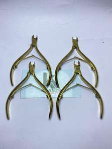 Juego de Cortaúñas de Lujo de Primera Calidad, Color Dorado, Hoja Afilada, Recorte de Precisión, Acero Inoxidable, Herramienta de Manicura para Uñas de Pies y Manos - Product Image 2