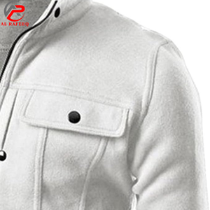 New Fashion Mens Cotton Stonewashed Embroidered Print Stand up Collar Zipper Button Loose Winter Soft Hoodies <b>Coat</b> Casual - Product Image 3