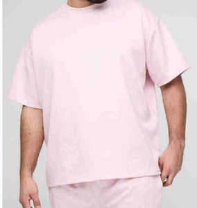 Ensemble short et t-shirt unisexe d'été en coton surdimensionné, col rond, imprimé, pantalon tricoté, survêtement pour hommes et femmes - Product Image 4