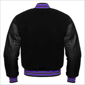 Chaqueta para Hombre, Chaqueta de la Más Alta Calidad, Diseño Sencillo, 100% Lana Satinada, Chaqueta Varsity para Hombre, Manga Larga, Logotipo Bordado Personalizado - Product Image 2